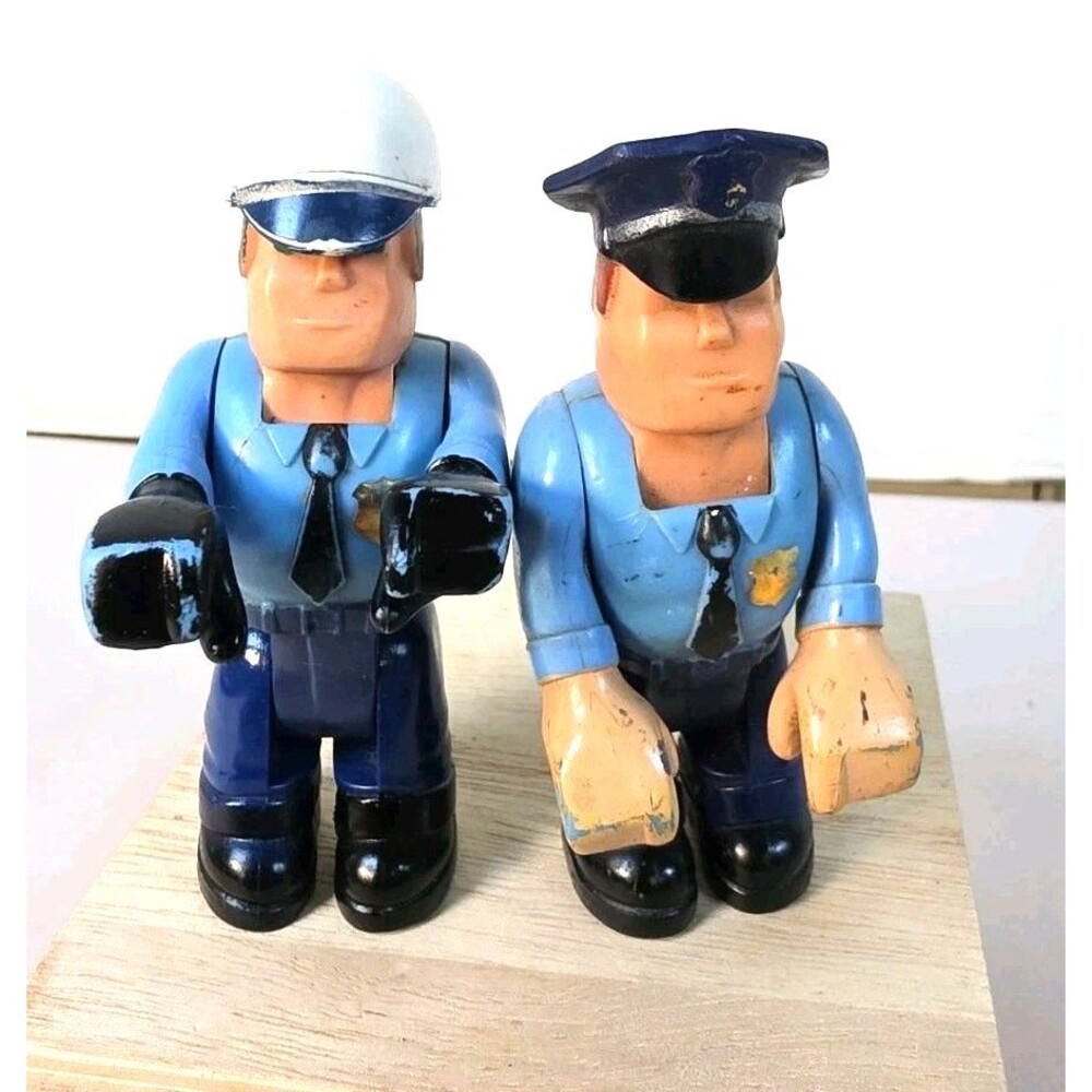 Vintage Fisherprice Husky Helpers Police Police man little people
